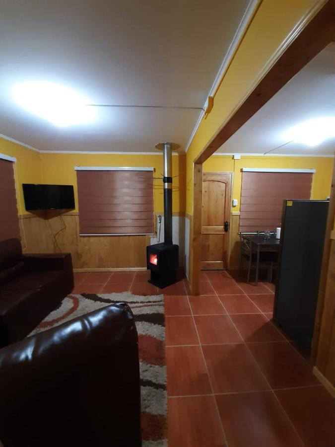 Cabana Cavernas Austral Puerto Sanchez Villa Eksteriør bilde
