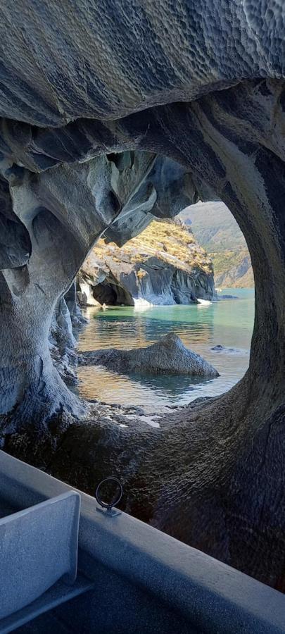 Cabana Cavernas Austral Puerto Sanchez Villa Eksteriør bilde