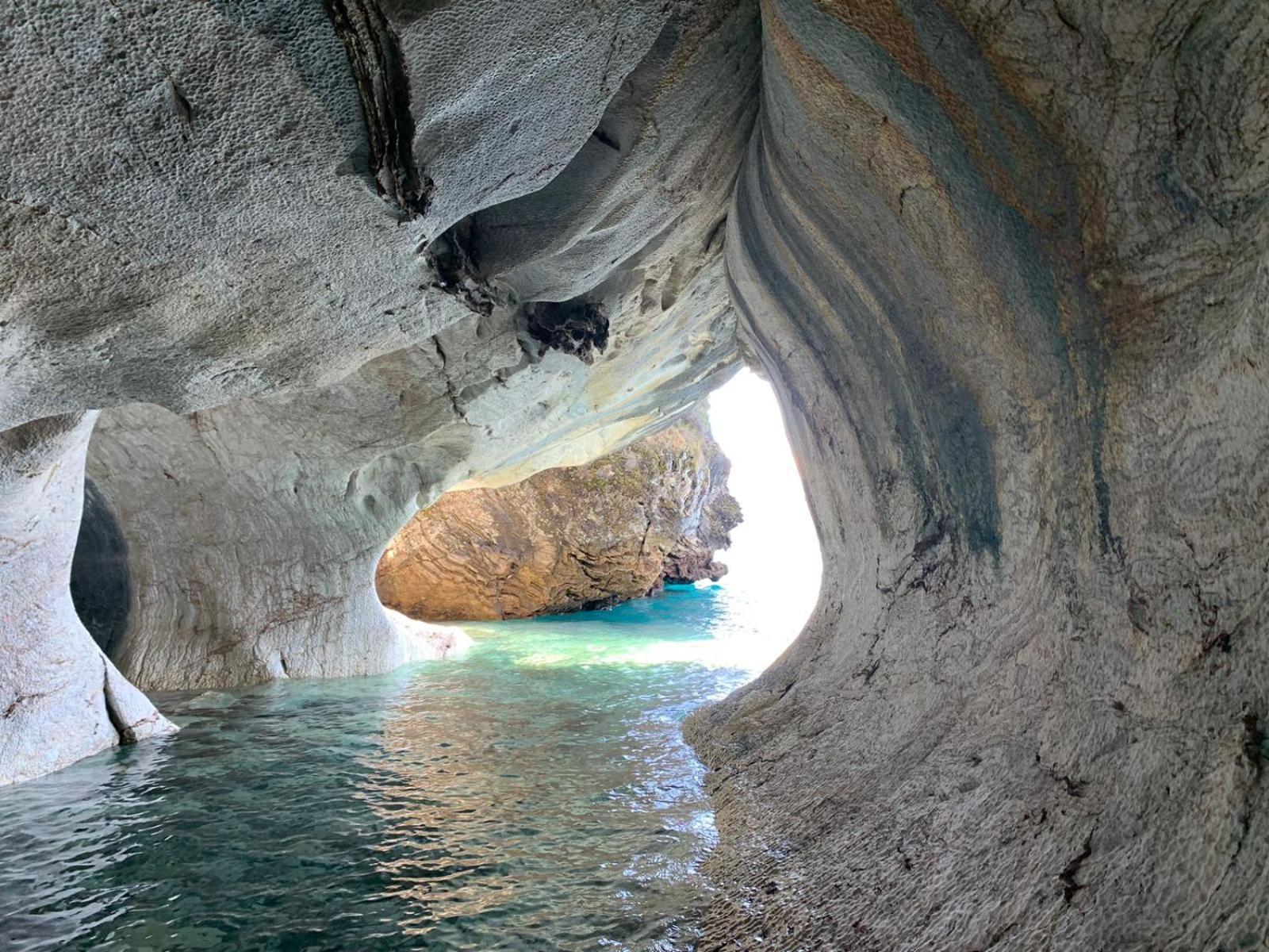 Cabana Cavernas Austral Puerto Sanchez Villa Eksteriør bilde